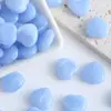 Cuentas de Resina con Forma de Corazón Degradado Estilo Coreano con Agujeros Rectos, Accesorios Hechos a Mano para Pulseras y Collares DIY, Materiales para Cuentas
