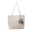 Bolso Tote Casual de Gran Capacidad para Mujer 2025 Bolso de Hombro de Moda Simple Bolso Versátil para Viajar al Trabajo Bolso para Clases de Estudiante Universitario