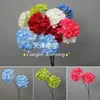 2 Cabezas de Hortensia Flores Artificiales, Flores Artificiales, Decoración de Salón de Bodas, Flores Guía de Camino, Arreglos Florales, Uso en Hotel y Hogar