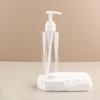 Garrafa Plástica Transparente PET para Lavagem com Cabeça de Bomba 180ml Corpo de Garrafa de Shampoo Garrafa de Névoa Hidratante Garrafa de Removedor de Maquiagem Material