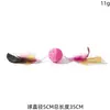 Brinquedos Variados para Gatos Série Rosa Dia dos Namorados Brinquedos com Erva-do-Gato Varinha com Pena Brinquedo de Autoentretenimento para Gatos Conjunto