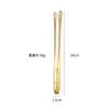 Pinza para barbacoa coreana acero inoxidable 304 pinza para barbacoa pizarra barbacoa buffet pinza para barbacoa Dorada alargada pinza para pan