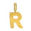 Accesorios colgantes con 26 letras en inglés de sarga transfronteriza, acero inoxidable galvanizado, oro de 14 quilates, acero de titanio, joyería al por mayor de Europa y Estados Unidos