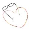 Cadena para gafas de moda transfronteriza europea y americana, combinable con todo, antideslizante, con cuentas de vidrio de colores variados, para colgar mascarillas.