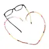 Cadena para gafas de moda transfronteriza europea y americana, combinable con todo, antideslizante, con cuentas de vidrio de colores variados, para colgar mascarillas.