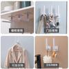 Gancho sin perforaciones, Gancho adhesivo fuerte multifuncional, Gancho para ropa sin rastro, Estante de almacenamiento de cocina, Gancho de pared en forma de L