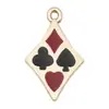Accesorios para Joyería DIY, Colgantes Pequeños de Aleación Esmaltada, Dijes de Anime Serie Alicia, Colgantes para Pulsera y Collar