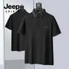 Nueva Camisa Polo de Verano 2025 con Cuello de Solapa, Camiseta Versátil Casual de Negocios para Hombre, Algodón Piqué, Transpirable y Amigable con la Piel, Mangas Cortas