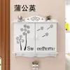Decoración de Pared Estilo Europeo Caja de Medidor Eléctrico, Caja de Interruptores Automáticos, Caja Cubierta de Medidor Eléctrico, Caja de Distribución, Pintura Decorativa Moderna Simple para Medidor Eléctrico