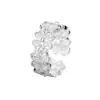 Anillo floral de mariposa, anillo floral hueco de nicho para mujer, anillo de flor de encaje trébol de cuatro hojas para dedo índice, muy vendido en Xiaohongshu