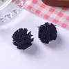 Pompones Coloridos de 2.5 cm, Bolas de Flor de Encaje Coloridas, Bolas de Malla Elástica, Accesorios para el Cabello DIY, Accesorios para Ropa