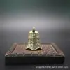 Novo sino do Sutra do Coração em latão antigo, relógio de cobre pequeno em cobre puro, pingente para decoração de interior de carro, acessórios de pingente de chaveiro