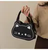 Bolsa de Gato Linda y Adorable para Niña para Mujeres 2025 Nueva Versátil Retro Bolso Cruzado Exquisito Súper Popular Bolso de Mano Pequeño