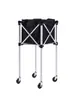 Carrinho de Armazenamento de Tênis, Carrinho Conveniente para Coleta de Bolas de Tênis para Treinador, Suporte de Bolas, Carrinho Dobrável de Badminton, Carrinho de Coleta de Bolas