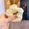 Scrunchie de rede de renda de bolinhas novo estilo coreano com um toque vintage e sofisticado, adequado para rabos de cavalo, um acessório de cabelo para meninas