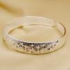 Pulsera ancha clásica de Gipsófila más vendida para mujer apertura 12 mm pulsera de Gipsófila pulsera chapada en plata al por mayor