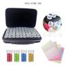 Kit de pintura de diamantes DIY nueva impresión portátil aceite esencial 60 botellas 80 rejillas esponja botella alta juego de accesorios de herramientas
