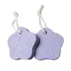 Piedra Pediátrica de Doble Cara Morada con Forma de Flor de Ciruelo Piedra Pómez Cepillo Piedra Frotadora de Pies para el Hogar Pedicura Natural para Eliminar Piel Muerta Callos Piedra Volcánica