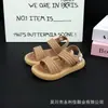 Sandálias Infantis, Novo Estilo de Verão, com Solado Macio, para Crianças Pequenas, Médias e Grandes, Atacado Transfronteiriço do Fabricante, Sandálias Casuais Antiderrapantes com Fivela