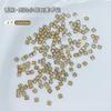 Rhinestones de Circonita Color Champán para Uñas, Mini Rhinestones Planos por Detrás, Decoraciones para Uñas, Rhinestones de Forma Irregular, Rhinestones Color Champán, Diamantes Mixtos para Uñas