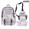 Producto Nuevo Sanrio Perro Orejón Perro Canela Cinnamoroll Mochila Escolar Mochila Estuche para Lápices Bolso de Hombro Set de Tres Piezas