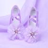 Zapatos de Baile Princesa Elsa Suela Blanda Niños Ballet Niñas Zapatos de Baile Especiales Femeninos Práctica Garra de Gato Zapatos de Baile 8008