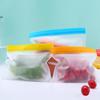 Nova cor PEVA Saco de alimentos Saco selado Saco Ziplock para congelamento Embalagem para geladeira Saco de armazenamento com zíper