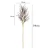 Flores Secas de Sorgo Artificial, Hierba Dorada, Adornos Decorativos Estilo Wabi-Sabi, Decoración de Escenas de Bodas y Hoteles, Flores Artificiales al por Mayor