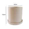 Vasos de Barro para Flores de Cerâmica de Média Temperatura Queimados Simplesmente Podem Ser Coloridos e Pintados por DIY, Absorvem Água e Controlam Raízes, Vasos de Cerâmica Grossa para Plantas Verdes