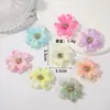 Flor de Pedrería Perla Degradado Abanico Plegable Accesorios Pétalo Estampado en Caliente Pedrería DIY Accesorios para Tocados En Stock diy