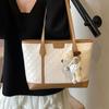Bolso de Tote Trendy Estilo Coreano para Mujer 2026 Nueva Moda Versátil Gran Capacidad Bolso de Hombro Simple Casual para Viaje Bolso de Mujer