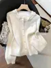 Nuevo Cárdigan Suéter Abrigo de Punto Francés Otoño/Invierno 2026 para Mujer Estilo Coreano Moda Versátil Chic Top de Moda