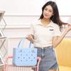 Bolsa de playa de EVA, bolsa de almacenamiento, bolsa de viaje, bolsa de almacenamiento para mujer, bolso de mano de EVA.