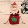 Bolsa de Maçã de Natal com Fechamento, Bolsa de Presente de Véspera de Natal, Pequena Bolsa de Presente para Crianças, Bolsa de Maçã de Natal