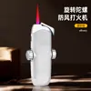 Giroscópio Criativo Descompressor Isqueiro de Chama Reta à Prova de Vento Pequeno Exquisito Fácil de Transportar Gravação Personalizada Presente Publicitário