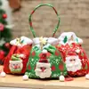 Bolsa de Regalo Navideña Bolsa de Manzana para Nochebuena Bolsa de Fruta de la Paz Bolsa de Regalo Bolsa de Dulces Caja de Regalo Muñeco de Nieve Anciano