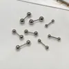 Piercings de Labio de Acero Inoxidable, Piercings de Bola Redonda Diabólica, Joyería de Piercing Personalizada, Piercings de Lengua, Pendientes Electrochapados, Piercings de Ceja, Piercings de Titanio