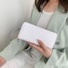 Moda Trendy Nueva Cartera de Mujer Patrón de Piedra Clutch Mediano Cartera de Gran Capacidad Monedero Bolsa para Teléfono Móvil