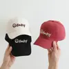 Gorra de Béisbol Coreana para Niños Ins Nueva Visera Gorra con Visera para Bebé Moda Hello Smiley Sombrero de Sol Niño