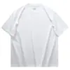 Nueva Camiseta de Peso Pesado de 400g con Cuello Redondo y Mangas Cortas para Hombres y Mujeres, Top de Color Puro para Verano, Base Holgada de Manga Corta