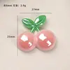 Accesorios de Resina DIY de Dibujos Animados, 10 Tipos de Pinzas para el Cabello de Cereza Electroplateadas, Hebillas para Fundas de Teléfono y Zapatos, Colgantes para Llaveros y Artículos Decorativos