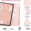 Funda protectora para tableta iPad Air11 M432 con teclado Bluetooth desmontable, funda de cuero magnética Air45 de 10.9 pulgadas