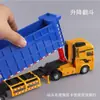 Veículo de Engenharia de Inércia, Brinquedo Caminhão Basculante, Caminhão Reboque, Modelo de Carro de Barraquinha de Rua, Caminhão Tanque de Óleo para Menino, Brinquedo Educativo