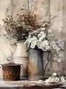 Nuevo producto de comercio exterior Set de ramo blanco DIY Pintura de diamantes 5D bordado de diamantes completos diamante redondo decoración del hogar al por mayor