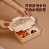 Loncheras Japonesas y Coreanas Convenientes Creativas para Microondas Caja Estudiantes Oficinistas Caja Conservadora de Frescura con Vajilla Lonchera