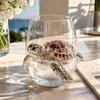 Novos copos de vinho de vidro coloridos em formato de animal para exportação, copos de vinho de vidro borossilicato de alta qualidade, copos para uísque