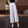 Pantalones de Pierna Ancha Finos de Verano para Mujer 2026 Nuevos de Cintura Alta Sueltos Adelgazantes Caídos Casuales Rectos