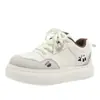 Zapatos Blancos Casuales Estilo Coreano con Huella de Perro de Dibujos Animados Beier para Mujer 2026 Nuevo Primavera Versátiles Tenis de Suela Gruesa B2961