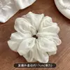 Goma para el pelo con estampado estilo Academia Melard para mujer, scrunchie de satén con malla de estampado de leopardo vintage, banda elástica de alta elasticidad y duradera