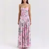 Nova moda feminina transfronteiriça europeia e americana sexy 2026 vestido slip, vestido longo justo sem costas, vestido de noite feminino de verão